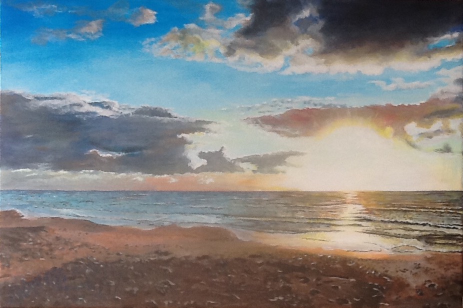 Sonnenuntergang am Meer