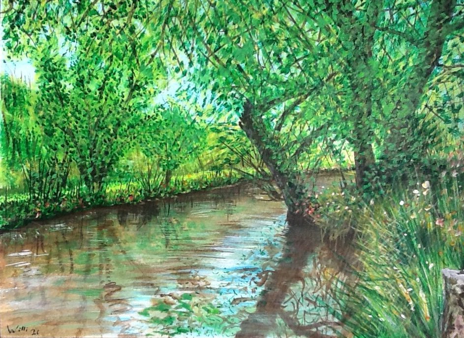 Schwimmbad in der Jagst